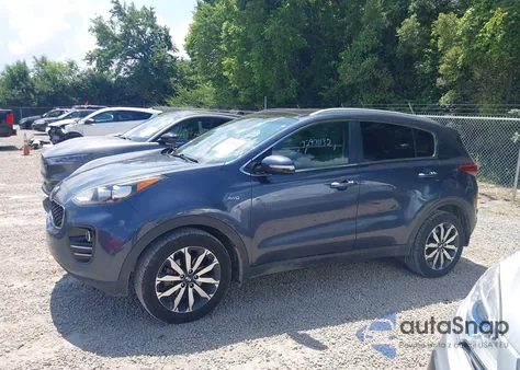 2017 Kia Sportage Ex from USA, damaged, VIN KNDPNCACXH7084700